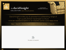 Tablet Screenshot of davidknightcollection.com